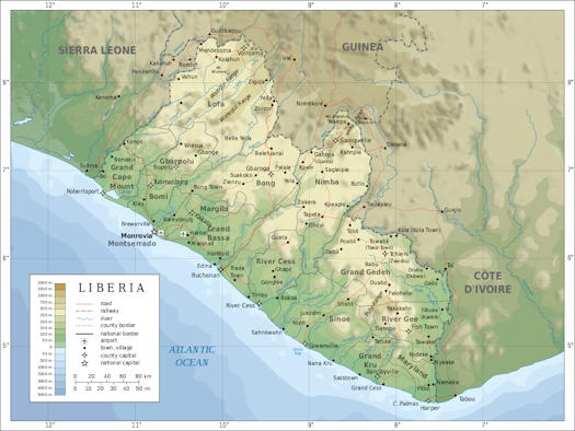Liberian geography